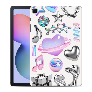 Силиконовый чехол на Samsung Galaxy Tab S6 Lite с принтом Y2K