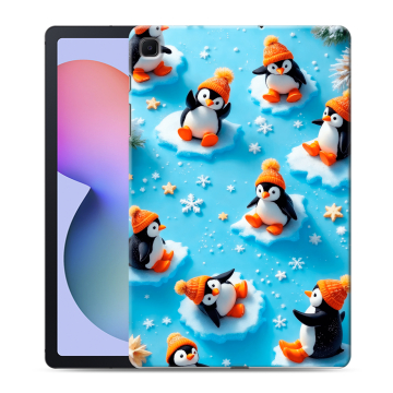 Силиконовый чехол на Samsung Galaxy Tab S6 Lite с принтом Новый год