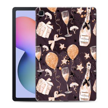 Силиконовый чехол на Samsung Galaxy Tab S6 Lite с принтом Новый год