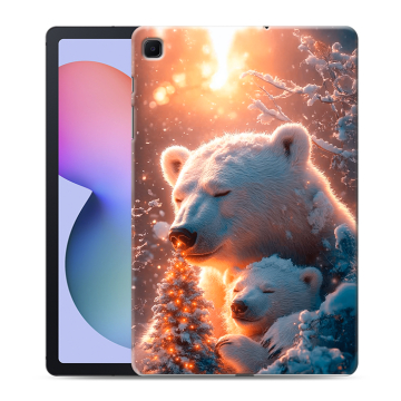 Силиконовый чехол на Samsung Galaxy Tab S6 Lite с принтом Новый год Силиконовый чехол на Samsung Galaxy Tab S6 Lite с принтом Новый год