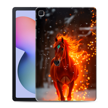 Силиконовый чехол на Samsung Galaxy Tab S6 Lite с принтом Новый год
