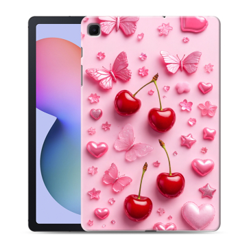 Силиконовый чехол на Samsung Galaxy Tab S6 Lite с принтом для девочек