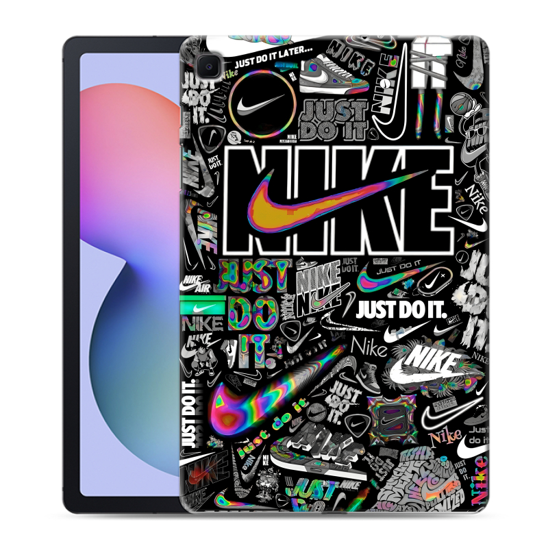 Силиконовый чехол на Samsung Galaxy Tab S6 Lite с принтом Найк Силиконовый чехол на Samsung Galaxy Tab S6 Lite с принтом Найк