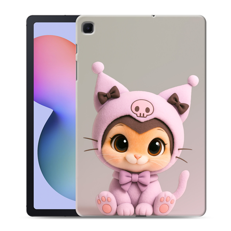 Силиконовый чехол на Samsung Galaxy Tab S6 Lite с принтом Куроми Kuromi Силиконовый чехол на Samsung Galaxy Tab S6 Lite с принтом Куроми Kuromi