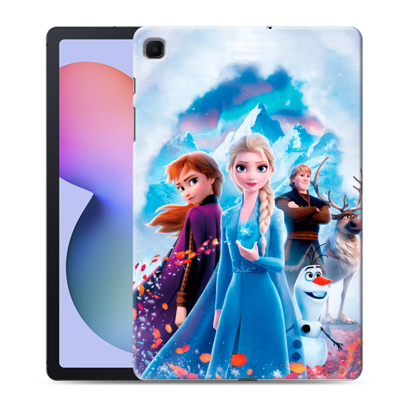 Силиконовый чехол на планшета Samsung Galaxy Tab S6 Lite с принтом Холодное сердце Frozen Силиконовый чехол на планшета Samsung Galaxy Tab S6 Lite с принтом Холодное сердце Frozen