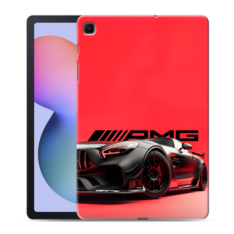 Силиконовый противоударный чехол на Samsung Galaxy Tab S6 Lite с принтом Мерседес Mercedes AMG Силиконовый противоударный чехол на Samsung Galaxy Tab S6 Lite с принтом Мерседес Mercedes AMG