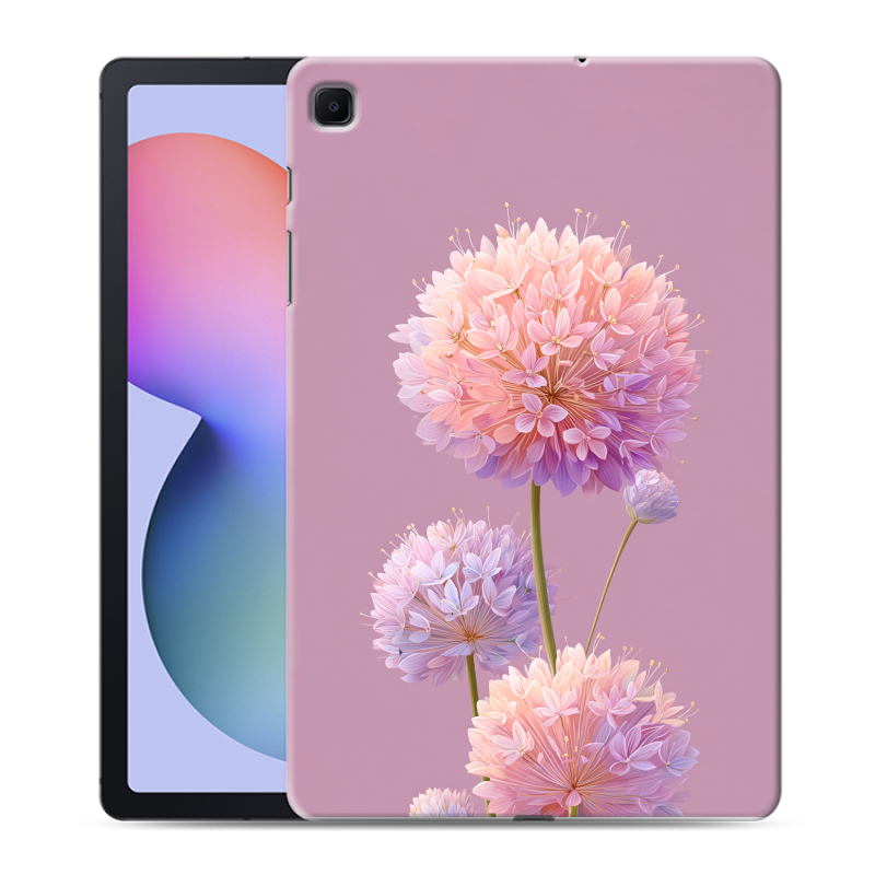 Силиконовый чехол на Samsung Galaxy Tab S6 Lite с принтом Цветы Силиконовый чехол на Samsung Galaxy Tab S6 Lite с принтом Цветы