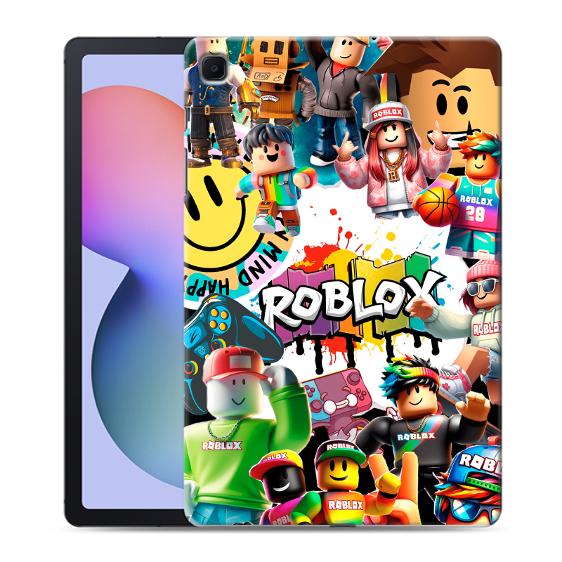 Силиконовый чехол на Samsung Galaxy Tab S6 Lite с принтом Roblox Роблокс Силиконовый чехол на Samsung Galaxy Tab S6 Lite с принтом Roblox Роблокс