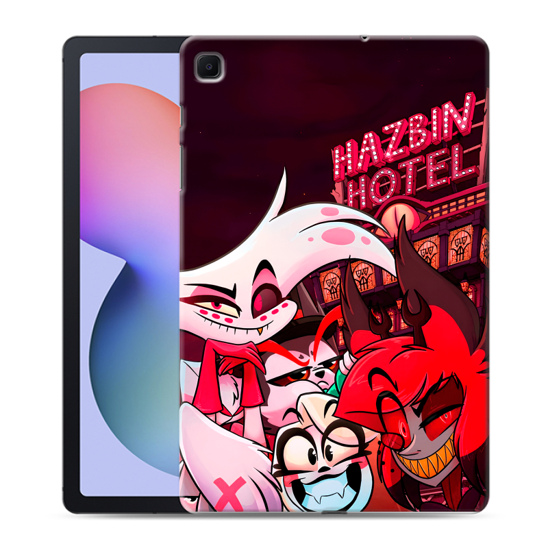 Силиконовый чехол на Samsung Galaxy Tab S6 Lite с принтом Hazbin Hotel Отель Хазбин Силиконовый чехол на Samsung Galaxy Tab S6 Lite с принтом Hazbin Hotel Отель Хазбин
