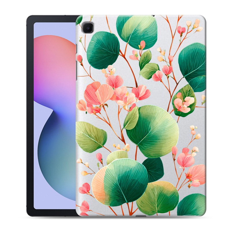 Силиконовый противоударный чехол на Samsung Galaxy Tab S6 Lite с принтом женский Силиконовый противоударный чехол на Samsung Galaxy Tab S6 Lite с принтом женский