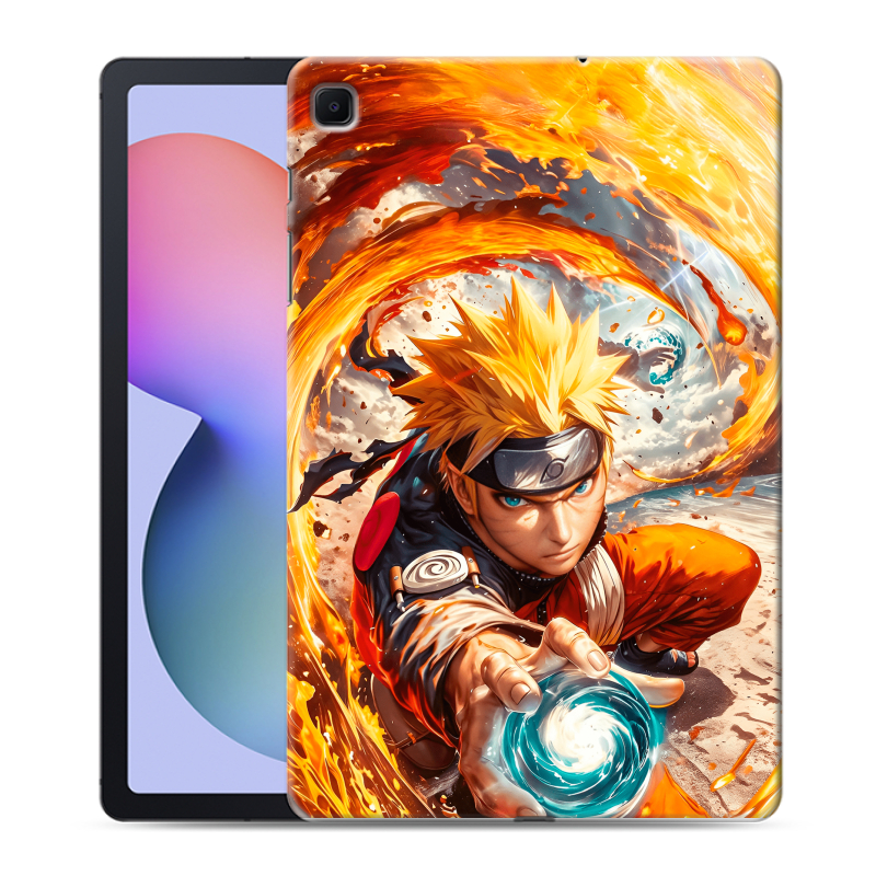 Силиконовый противоударный чехол на Samsung Galaxy Tab S6 Lite с принтом Аниме Наруто Naruto Силиконовый противоударный чехол на Samsung Galaxy Tab S6 Lite с принтом Аниме Наруто Naruto