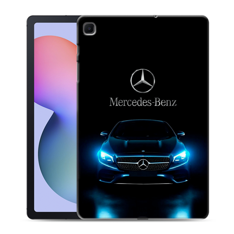 Силиконовый чехол на Samsung Galaxy Tab S6 Lite с принтом Mercedes Мерседес Силиконовый чехол на Samsung Galaxy Tab S6 Lite с принтом Mercedes Мерседес