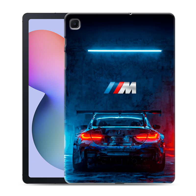 Силиконовый чехол на Samsung Galaxy Tab S6 Lite с принтом BMW БМВ Силиконовый чехол на Samsung Galaxy Tab S6 Lite с принтом BMW БМВ