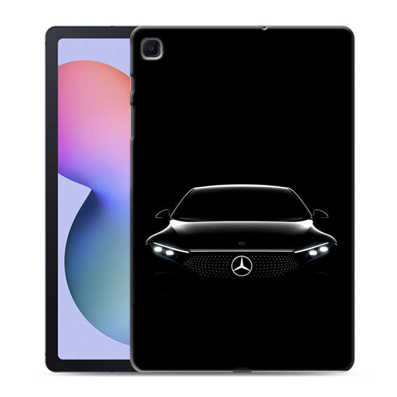 Силиконовый противоударный чехол на Samsung Galaxy Tab S6 Lite с принтом Mercedes Мерседес Силиконовый противоударный чехол на Samsung Galaxy Tab S6 Lite с принтом Mercedes Мерседес