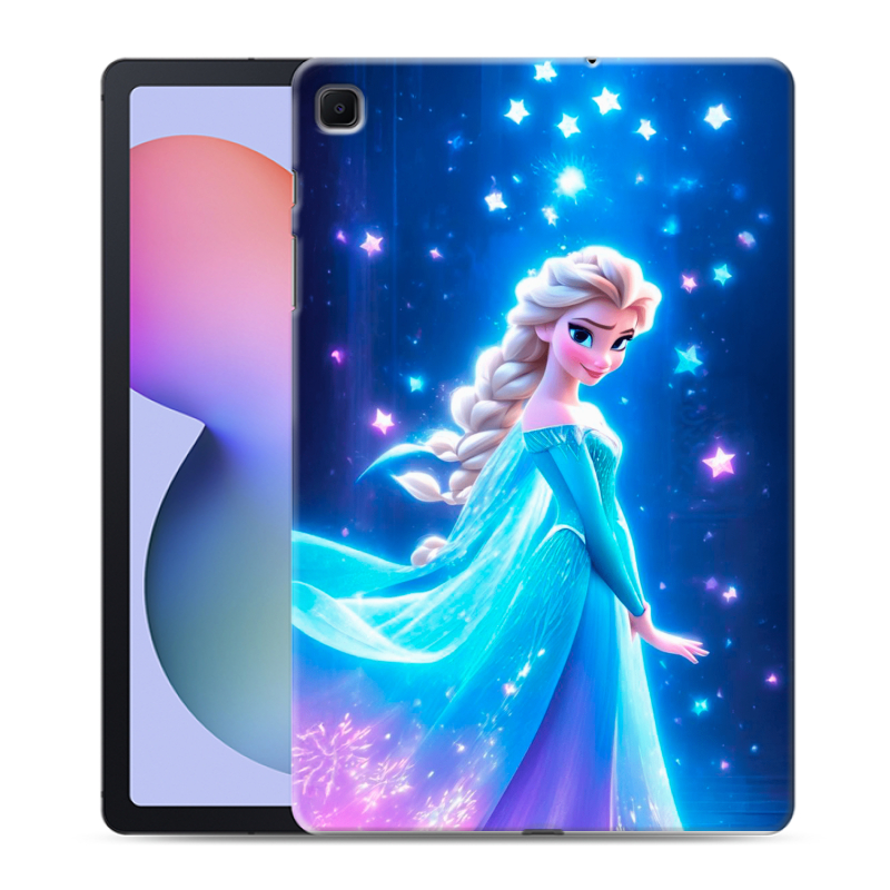 Силиконовый чехол на планшета Samsung Galaxy Tab S6 Lite с принтом Холодное сердце Frozen Силиконовый чехол на планшета Samsung Galaxy Tab S6 Lite с принтом Холодное сердце Frozen