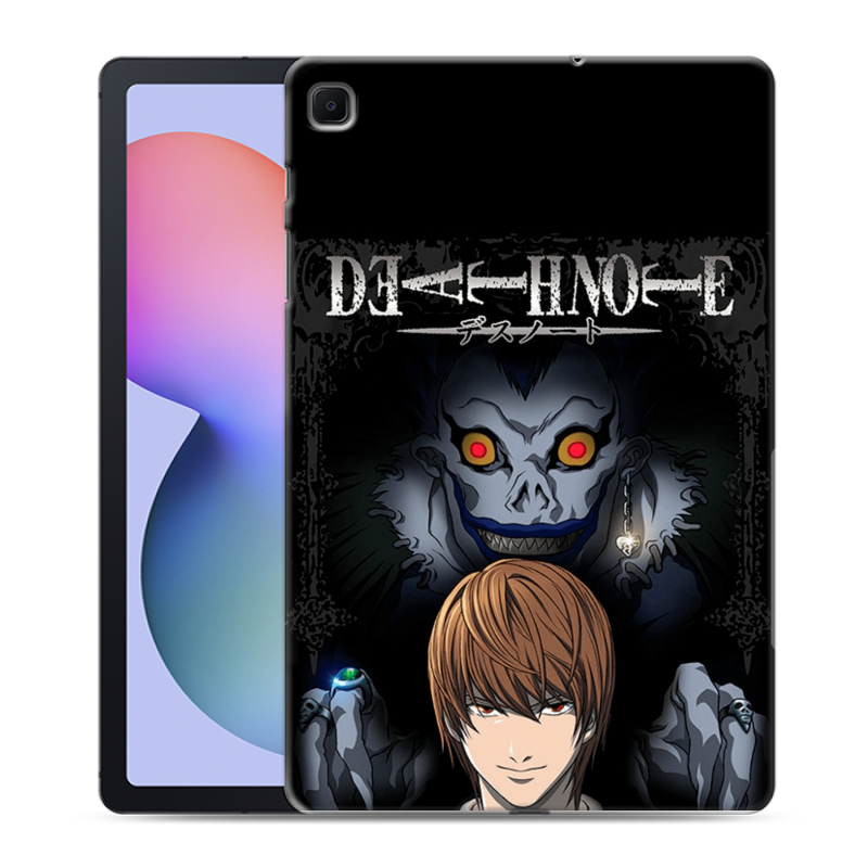 Силиконовый чехол на Samsung Galaxy Tab S6 Lite с принтом Death note Тетрадь смерти Силиконовый чехол на Samsung Galaxy Tab S6 Lite с принтом Death note Тетрадь смерти