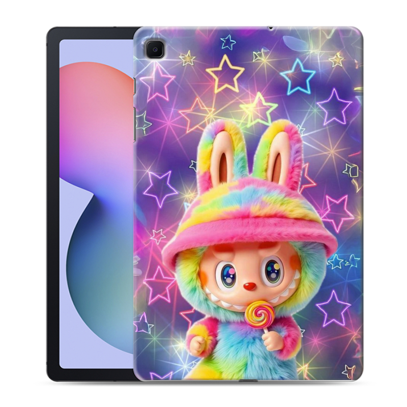 Силиконовый чехол на Samsung Galaxy Tab S6 Lite с принтом Labubu Лабубу Силиконовый чехол на Samsung Galaxy Tab S6 Lite с принтом Labubu Лабубу