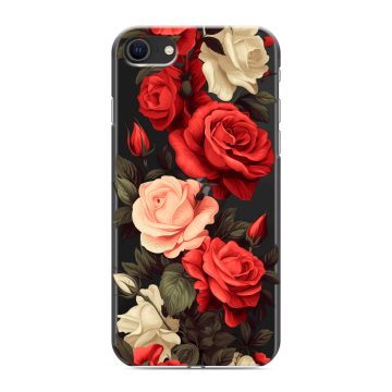 Силиконовый чехол на Iphone SE (2020) с принтом Розы