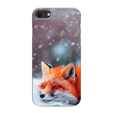 Силиконовый чехол на Iphone SE (2020) с принтом лиса