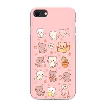 Силиконовый чехол на Iphone SE (2020) с принтом Hello Kitty Хелоу Кити Силиконовый чехол на Iphone SE (2020) с принтом Hello Kitty Хелоу Кити