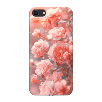 Силиконовый чехол на Iphone SE (2020) с принтом Розы цветы