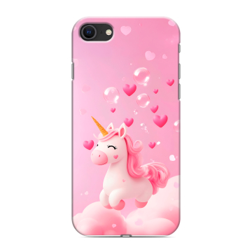Силиконовый чехол на Iphone SE (2020) с принтом Единорог Силиконовый чехол на Iphone SE (2020) с принтом Единорог