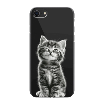 Силиконовый чехол на Iphone SE (2020) с принтом Котенок