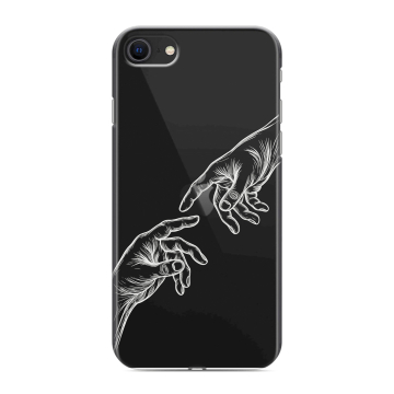 Силиконовый чехол на Iphone SE (2020) с принтом Сотворение мира