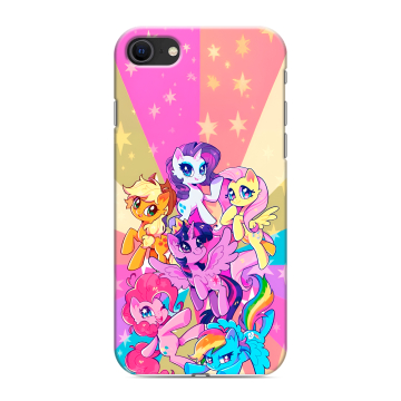 Силиконовый чехол на Iphone SE (2020) с принтом My little pony Дружба чудо Силиконовый чехол на Iphone SE (2020) с принтом My little pony Дружба чудо