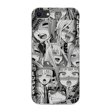 Силиконовый чехол на Iphone SE (2020) с принтом Ahegao Ахегао Аниме