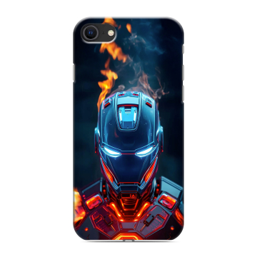 Силиконовый чехол на Iphone SE (2020) с принтом IronMan Железный человек Силиконовый чехол на Iphone SE (2020) с принтом IronMan Железный человек