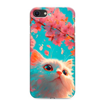 Силиконовый чехол на Iphone SE (2020) с принтом Красивый кот