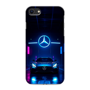 Силиконовый чехол на Iphone SE (2020) с принтом Mercedes Мерседес Силиконовый чехол на Iphone SE (2020) с принтом Mercedes Мерседес