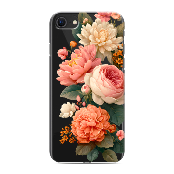 Силиконовый чехол на Iphone SE (2020) с принтом цветы