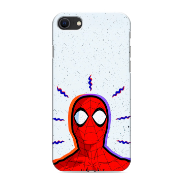 Силиконовый чехол на Iphone SE (2020) с принтом Spiderman Человек паук