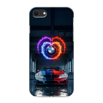 Силиконовый чехол на Iphone SE (2020) с принтом BMW БМВ