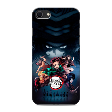 Силиконовый чехол на Iphone SE (2020) с принтом Demon Slayer Клинок рассекающий демонов Силиконовый чехол на Iphone SE (2020) с принтом Demon Slayer Клинок рассекающий демонов