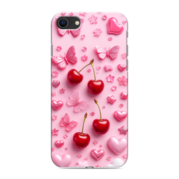Силиконовый чехол на Iphone SE (2020) с принтом для девочек