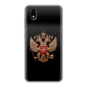 Силиконовый чехол на ZTE Blade A3 (2020) с принтом Герб России Силиконовый чехол на ZTE Blade A3 (2020) с принтом Герб России