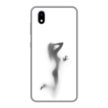 Силиконовый чехол на ZTE Blade A3 (2020) с принтом Силуэт
