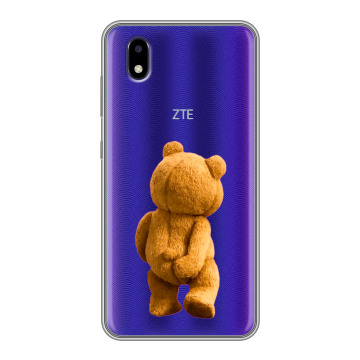 Силиконовый чехол на ZTE Blade A3 (2020) с принтом Медведь