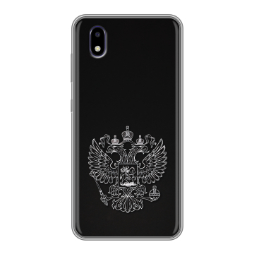 Силиконовый чехол на ZTE Blade A3 (2020) с принтом Герб России