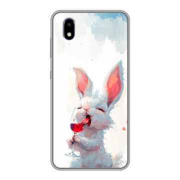 Силиконовый чехол на ZTE Blade A3 (2020) с принтом кролик зайчик Силиконовый чехол на ZTE Blade A3 (2020) с принтом кролик зайчик