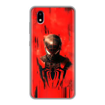 Силиконовый чехол на ZTE Blade A3 (2020) с принтом человек паук spiderman