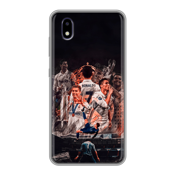 Силиконовый чехол на ZTE Blade A3 (2020) с принтом Реал Роналдо Real Ronaldo