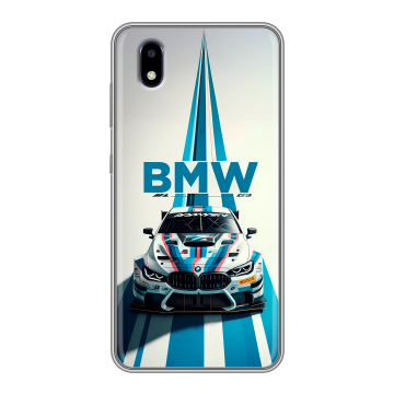 Силиконовый чехол на ZTE Blade A3 (2020) с принтом БМВ BMW