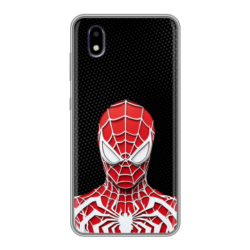 Силиконовый чехол на ZTE Blade A3 (2020) с принтом человек паук spiderman