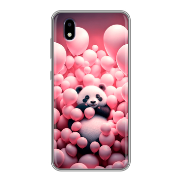 Силиконовый чехол на ZTE Blade A3 (2020) с принтом Панда