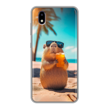 Силиконовый чехол на ZTE Blade A3 (2020) с принтом Капибара