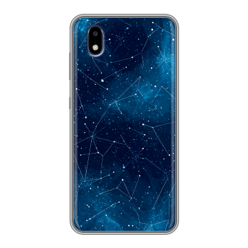 Силиконовый чехол на ZTE Blade A3 (2020) с принтом Космос звезды